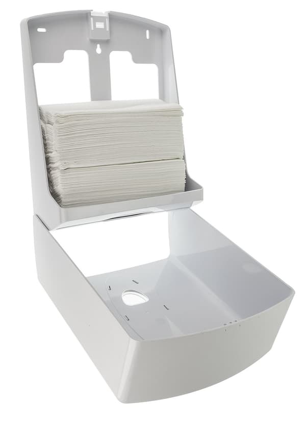 Papirdispenser, håndklæde dispenser, papirhåndklædeholder, papirhåndklæder dispenser - PQ20MidiH, Midi, plast