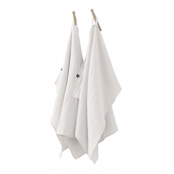 Set med 2 "Gaïa" handdukar 50 x 70 cm "Cotton Gauze" - Gaïa Chantilly