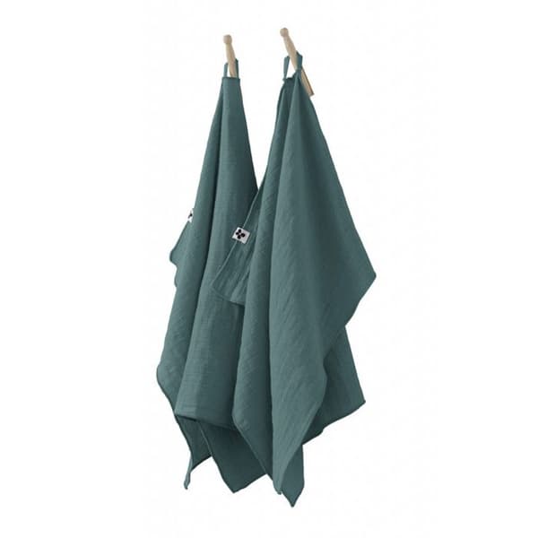 Set med 2 "Gaïa" handdukar 50 x 70 cm "Cotton Gauze" - Gaïa Canard