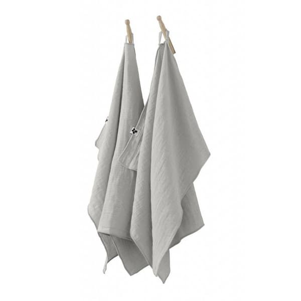 Paket med 2 handdukar "Gaïa" 50 x 70 cm "Bomullsgaze"