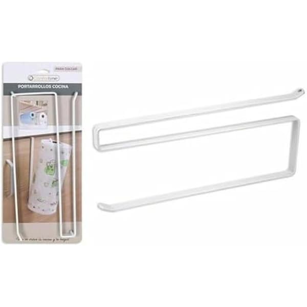 Köksrullehållare - CONFORTIME - Flerfärgad - Metall - 34,5 x 19 x 15 cm - Set med 12 st