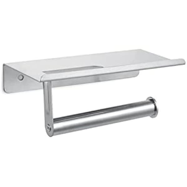 Rullhållare - DKD HOME DECOR - Standard - Rostfritt stål - Silver - 30,5 x 58,5 x 32,5 cm