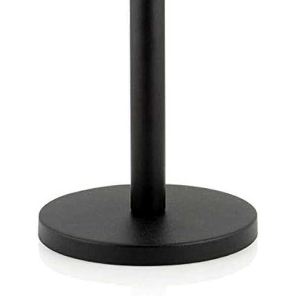 Pappershandduksrullhållare - ANDREA HOUSE - Svart metall - Matt finish - Neutral design - Bred bas