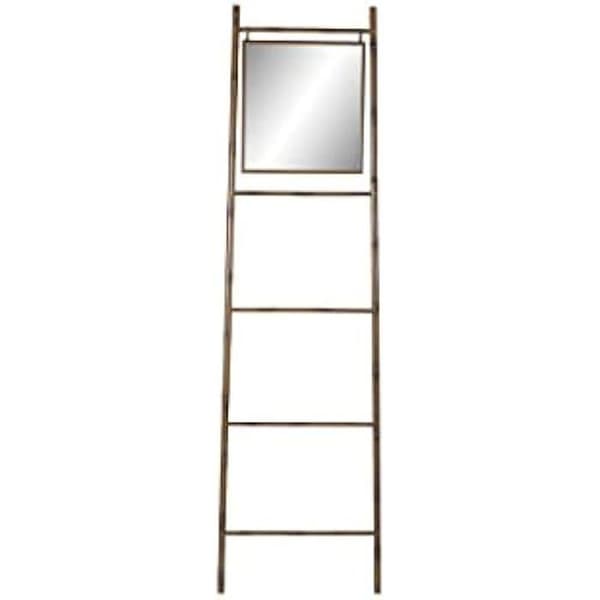 Fristående handdukshängare - DKD Home Decor - Senap - Metall och spegel - 55 x 3 x 190 cm