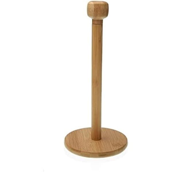 Köksrullepappershållare - VERSA - Flerfärgad - Bambu - 17,7 x 17,7 x 35,5 cm