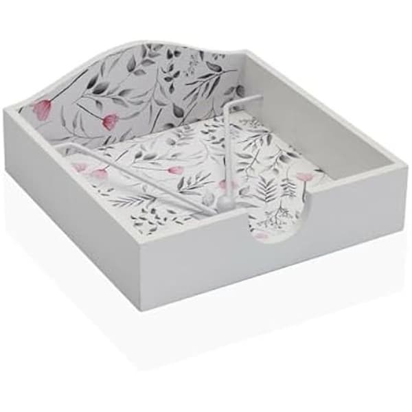 Handduksställ - Versa - Caprice - Trä - Flerfärgad - 19,5 x 19,5 x 8,5 cm