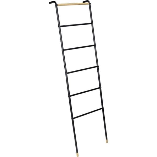 Servitörer och handdukshållare - Wenko - Handdukshängare "Loft" - Svart/Beige - L 43,5 x H 156 x l 10 cm