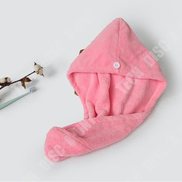 TD® Torrhårhandduk, Handduk, Extra Absorberande, Snabbtorkande Keps, Ultra-Tunn Fiber Förtjockad Duschmössa