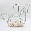 Miniatyrbild 2 av 4: TD® Chrome Wire Höna Form/ Ägghållare Korg/Kökstillbehör/Köksredskap