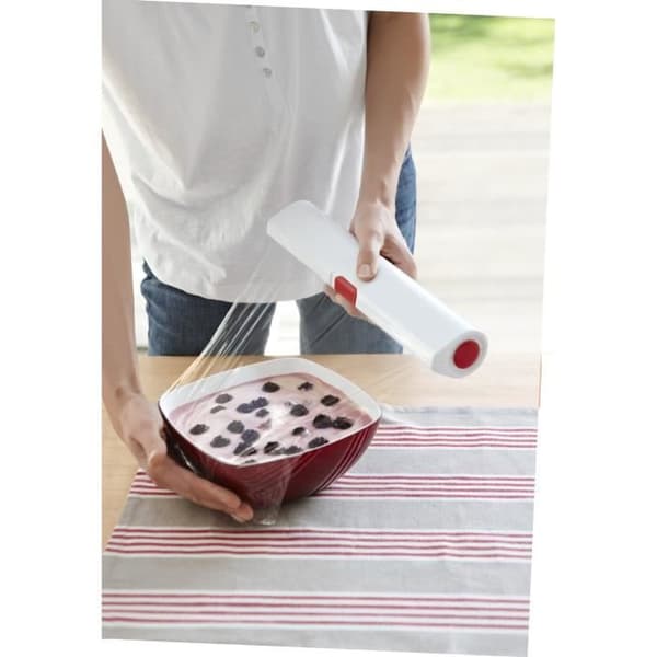Filmskuren dispenser - EMSA - Click & Cut L: 33 cm - röd