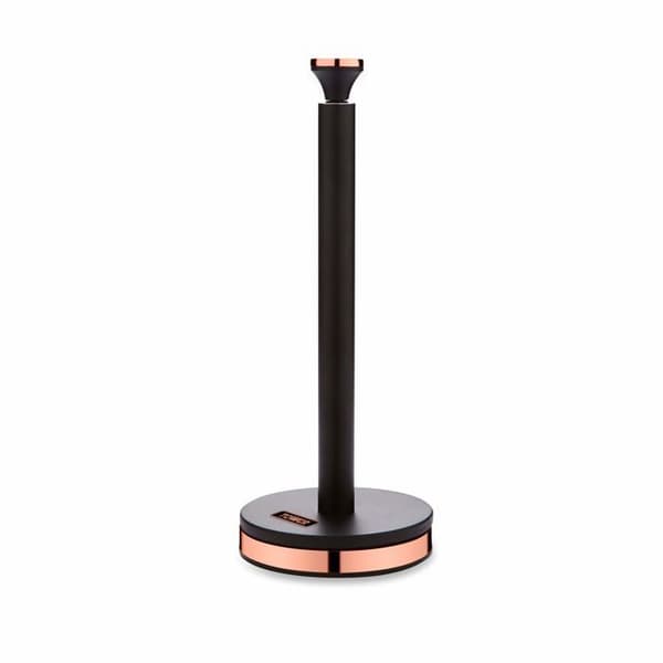 Tower - T826133BLK - Cavaletto Pappershållare med mjukt foder Svart/Roséguld