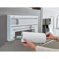 Miniatyrbild 3 av 6: Leifheit Parat ComfortLine väggdispenser 25703, köksväggdispenser för 3 rullar, pappersdispenser med vassa blad
