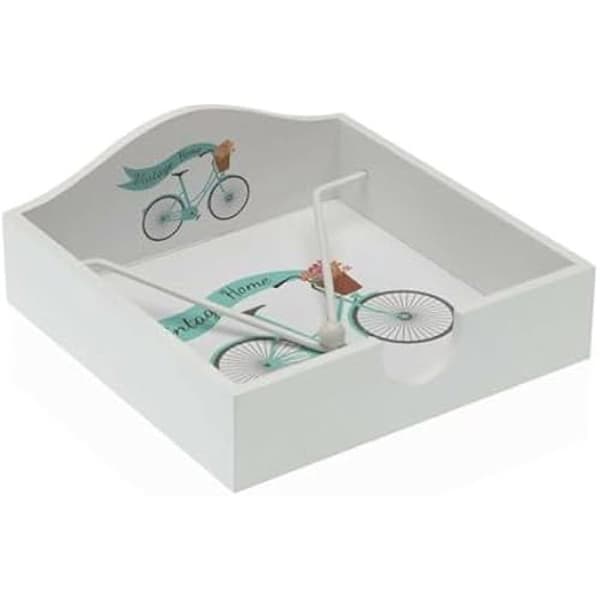 Hängare för handdukar - Versa - Trä - Flerfärgad - 19,5 x 19,5 x 8,5 cm - Kvalitet till bästa pris