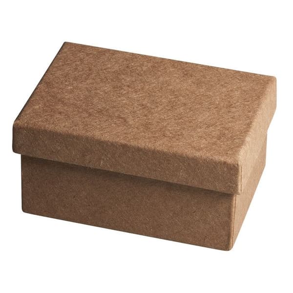Rektangulär låda i pappersmaché 7 x 5 x 3,5 cm 4 stycken