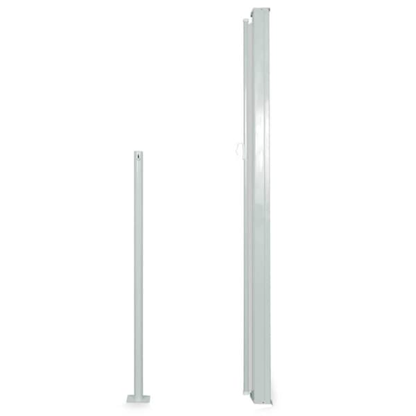 vidaXL Uttrekkbar sidemarkise 160x300 cm svart
