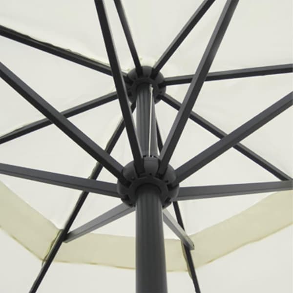 vidaXL Parasoll aluminium vit 500 cm