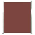 Miniatyrbilde 1 av 9: vidaXL Uttrekkbar sidemarkise 160x300 cm brun