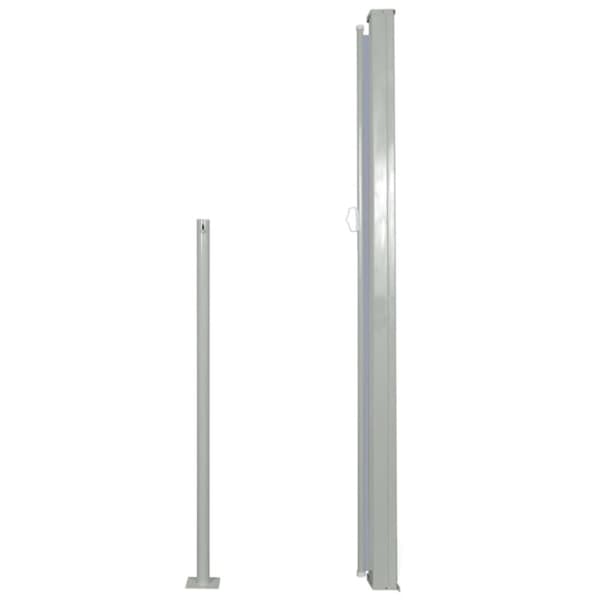 vidaXL Uttrekkbar sidemarkise 160x300 cm grå