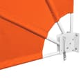 Miniatyrbilde 6 av 10: vidaXL Sammenleggbar sidemarkise for balkong terrakotta 210x210 cm