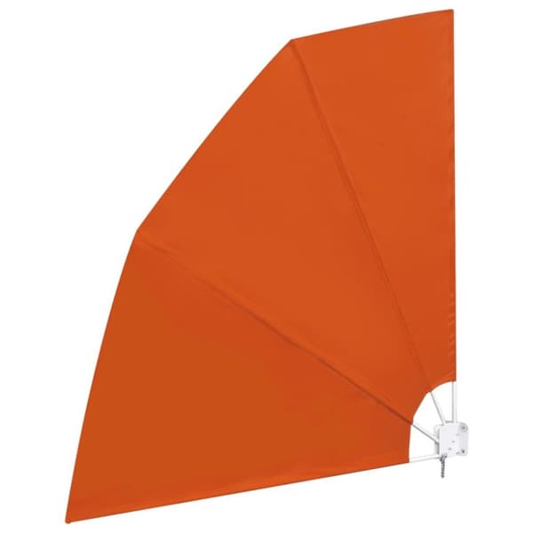 vidaXL Sammenleggbar sidemarkise for balkong terrakotta 210x210 cm