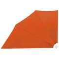 Miniatyrbilde 3 av 10: vidaXL Sammenleggbar sidemarkise for balkong terrakotta 160x240 cm