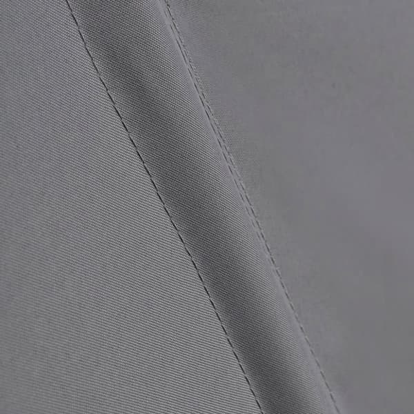 vidaXL Sammenleggbar sidemarkise for balkong grå 160x240 cm