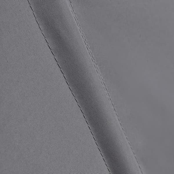 vidaXL Sammenleggbar sidemarkise for balkong grå 160x240 cm