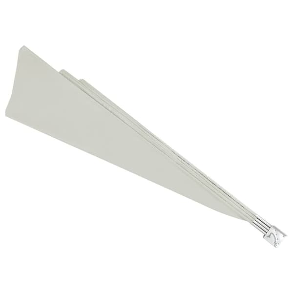 vidaXL Sammenleggbar sidemarkise for balkong krem 140x140 cm