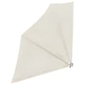 Miniatyrbilde 2 av 8: vidaXL Sammenleggbar sidemarkise for balkong krem 140x140 cm