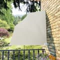 Miniatyrbilde 1 av 8: vidaXL Sammenleggbar sidemarkise for balkong krem 140x140 cm