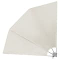 Miniatyrbillede 3 af 8: vidaXL sammenklappelig sidemarkise til altan cremefarvet 210 x 210 cm