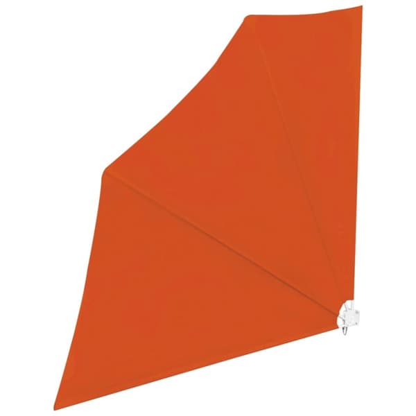 vidaXL Kokoontaittuva parvekkeen sivumarkiisi terrakotta 140x140 cm