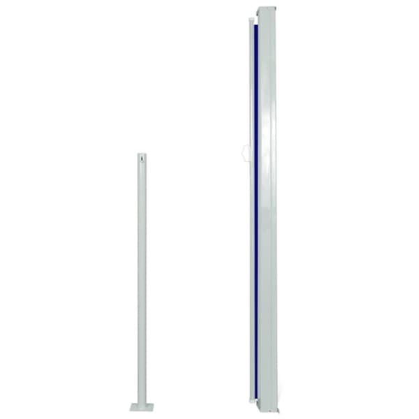 vidaXL Sidemarkise til terrasse 160x300 cm blå