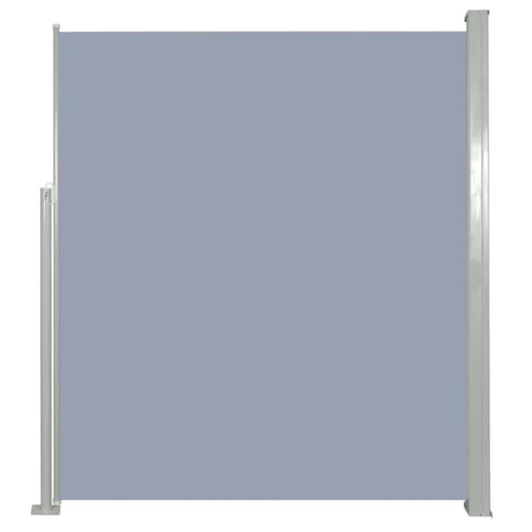 vidaXL sidemarkise til terrasse 160x300 cm grå