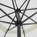 Miniatyrbillede 4 af 9: vidaXL haveparasol med transportabel fod aluminium hvid