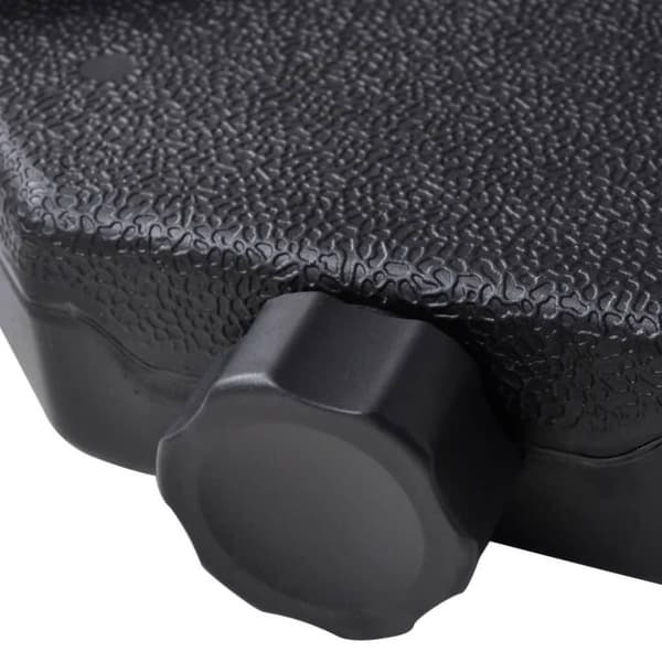 vidaXL haveparasol med transportabel fod aluminium hvid