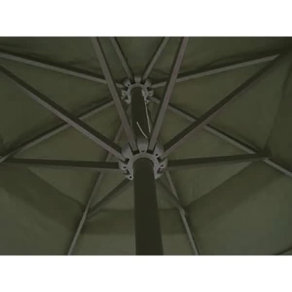 vidaXL Grønn Samos Parasoll 500 cm aluminium