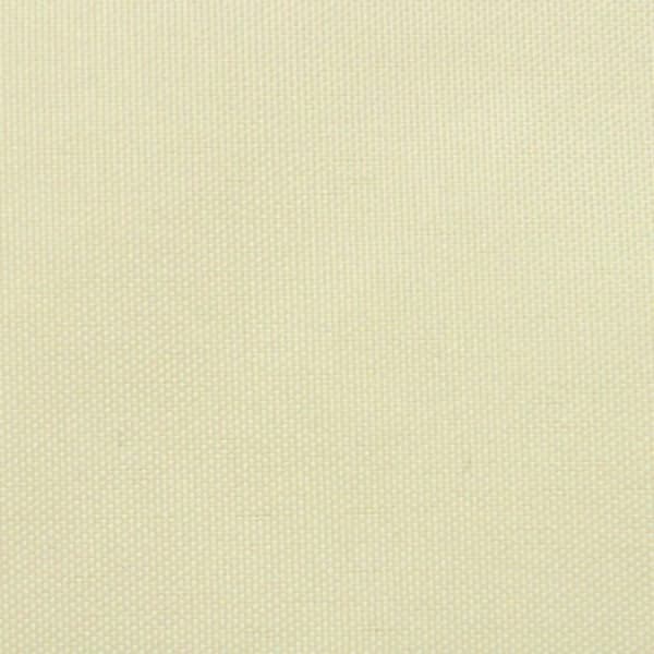 vidaXL Balkongskjerm Oxfordstoff 75x400 cm Kremhvit