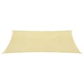 Miniatyrbilde 1 av 6: vidaXL Solseil HDPE Rektangulært 2x4 m Beige