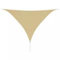 Miniatyrbilde 1 av 9: vidaXL Solseil oxfordstoff trekantet 3,6x3,6x3,6 m beige