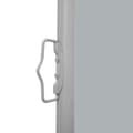 Miniatyrbilde 3 av 10: vidaXL Uttrekkbar sidemarkise 160x600 cm grå