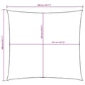 Miniatyrbild 11 av 11: vidaXL Solsegel oxfordtyg kvadratiskt 3,6x3,6 m beige