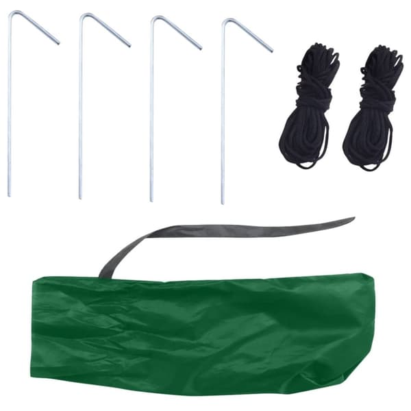 vidaXL Fiskeparaply Grønn 240x210 cm