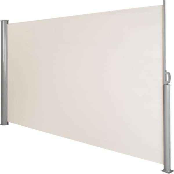 Læhegn i aluminium og polyester - 160 x 300 cm,beige