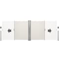 Miniatyrbillede 4 af 9: Dobbelt læhegn i aluminium og polyester - 200 x 600 cm,beige