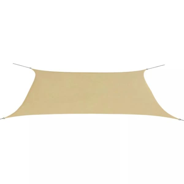vidaXL Aurinkopurje Oxford-kangas suorakaide 4x6 m Beige