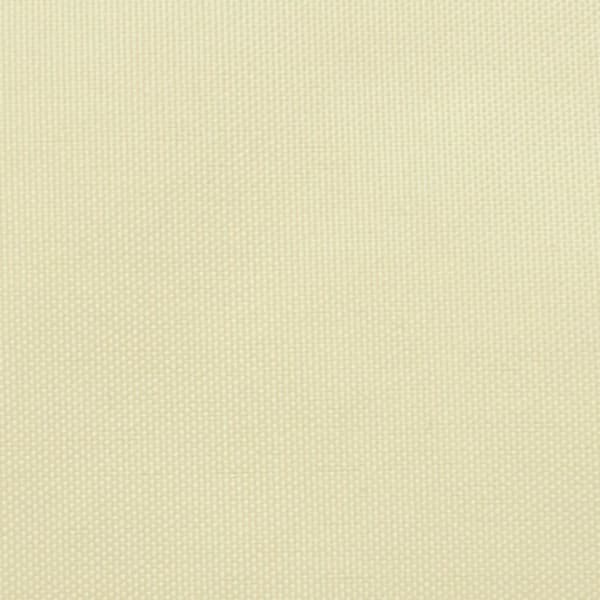 vidaXL solsejl Oxfordstof firkantet 3,6 x 3,6 m cremefarvet