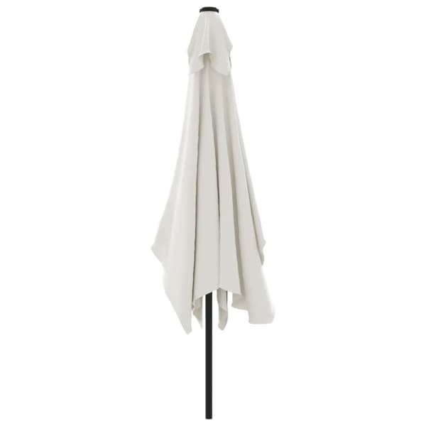 vidaXL 40772  parasol 200 x 300 cm sandhvid rektangulær