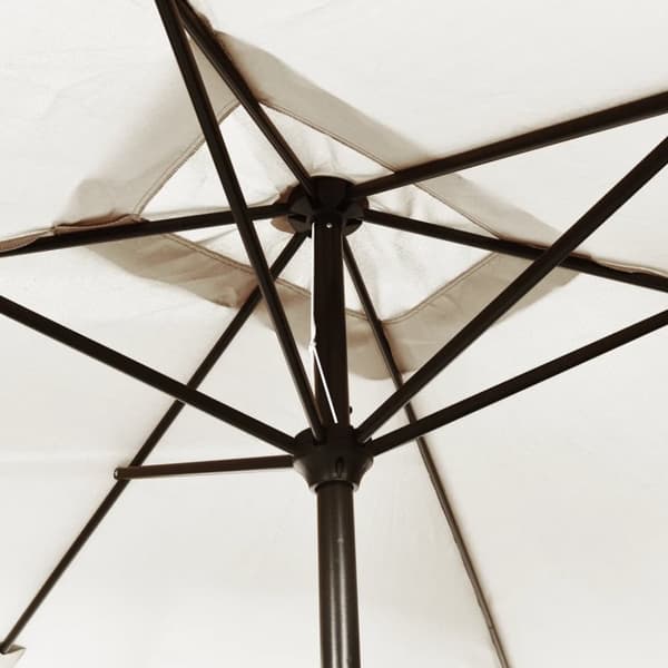 vidaXL 40772  parasol 200 x 300 cm sandhvid rektangulær