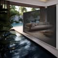 Miniatyrbild 9 av 11: Sidomarkis i aluminium utdragbar med upprullningsmekanism - 160 x 300 cm, svart